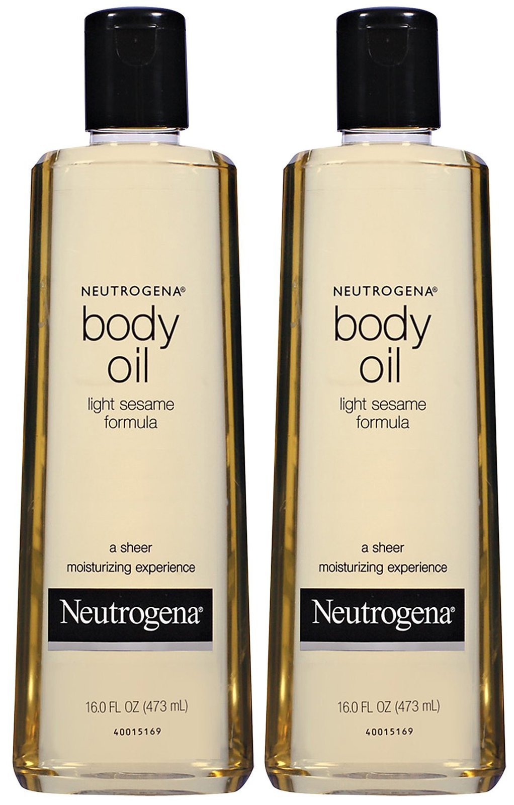 Neutrogena Body Oil Light Sesame Formula, Twin Pack, 16 fl oz