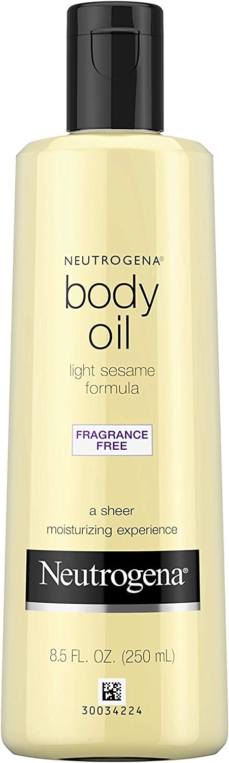 Neutrogena Body Oil Light Sesame Formula, Twin Pack, 16 fl oz